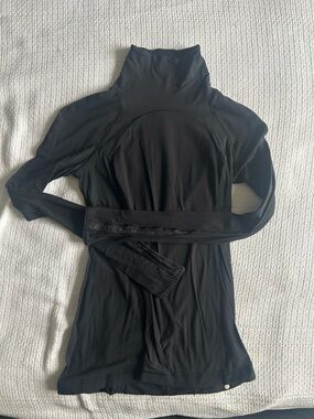lululemon athletica Black Long-Sleeve Turtleneck Performance Top